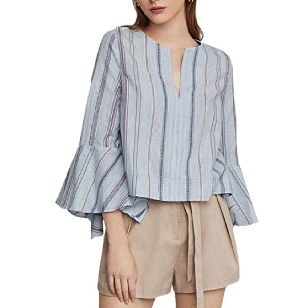 BCBGMaxAzria Bell Sleeve Blouse